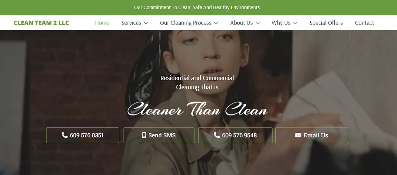 Clean Team 2 Homepage