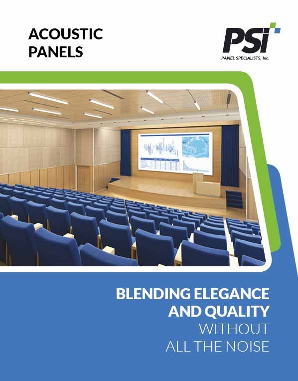 PSI Acoustic Panels, clickable PDF, cover page