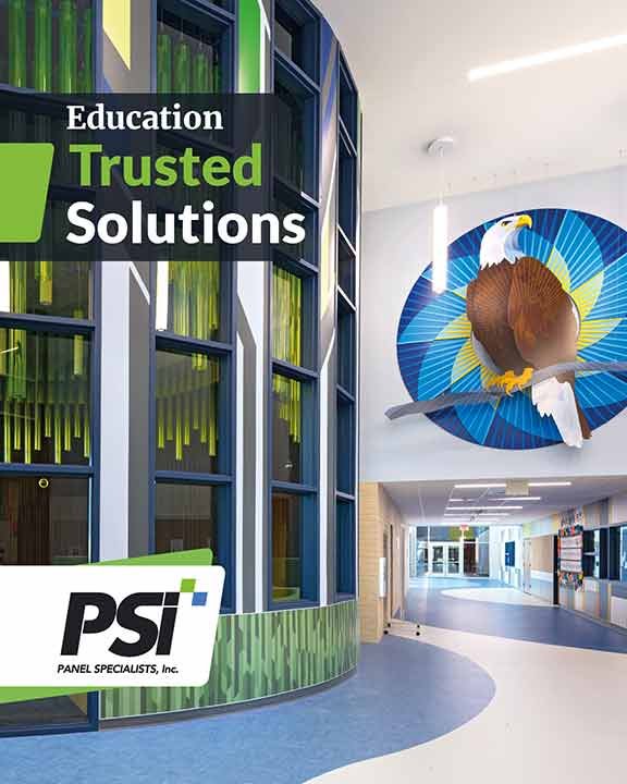 Panel Specialists, wall panels for the Education Environment