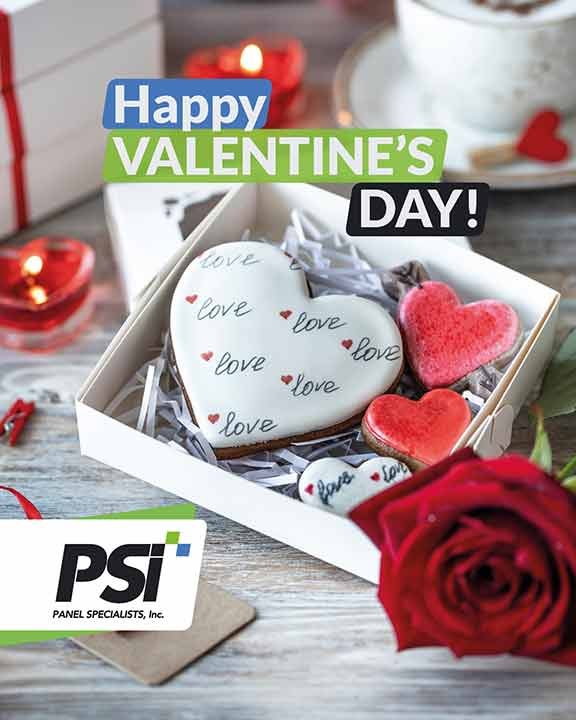 Panel Specialists, Inc. Happy Valentine's Day